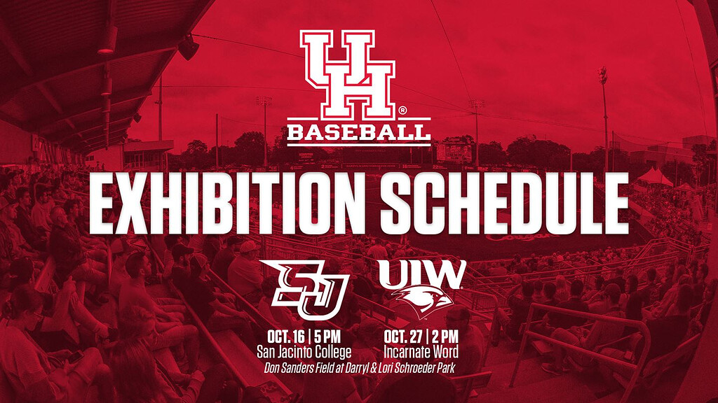 Houston to Host Two Fall Exhibitions Red/White Game announced