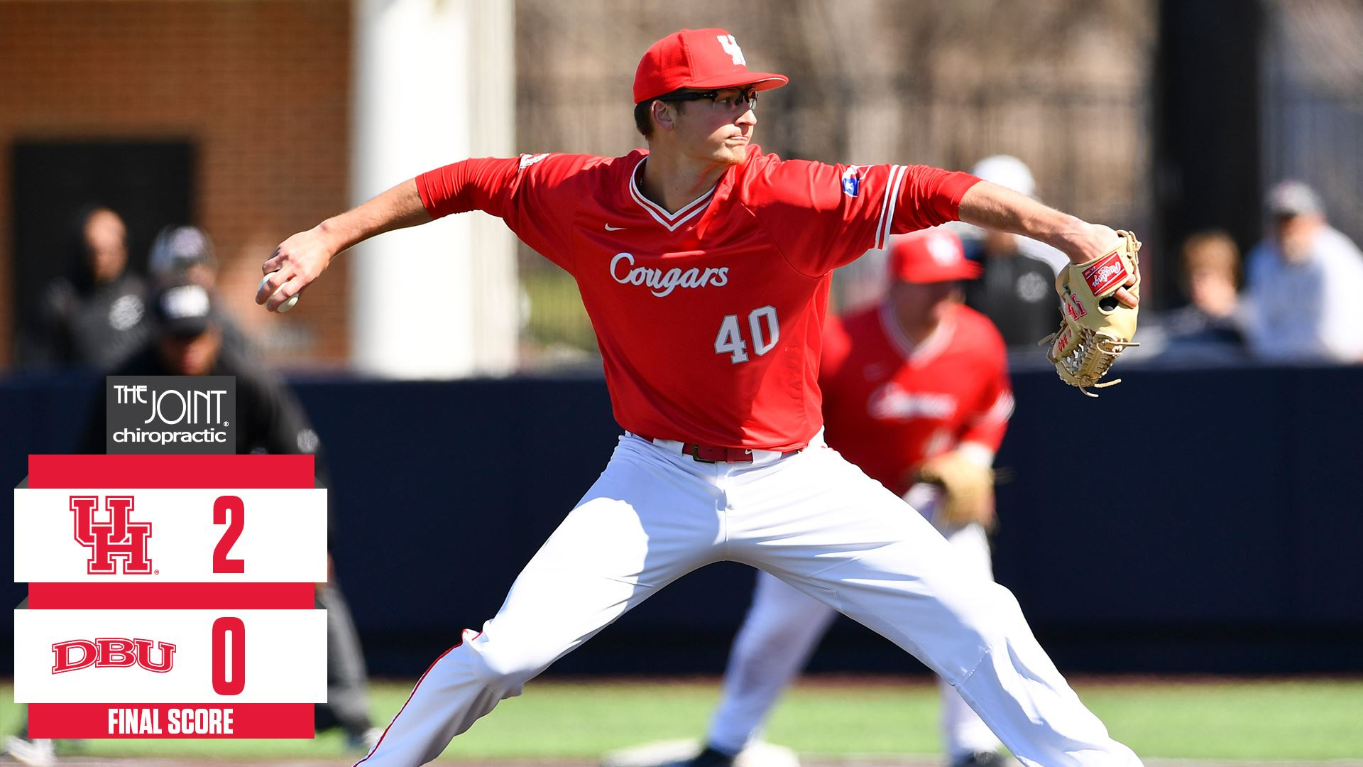 Houston Cougars Baseball Jersey - Red