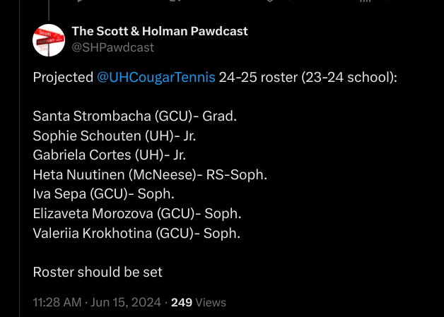 uh tennis